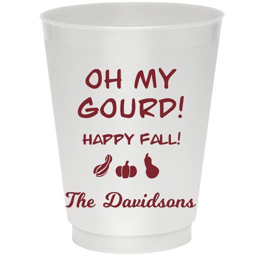 Oh My Gourd Colored Shatterproof Cups